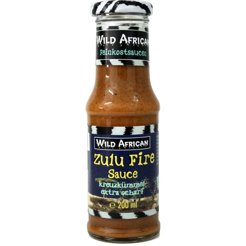 Händlmaier Wild African Zulu Fire Sauce Kreuzkümmel extra scharf (200ml