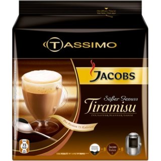 Tassimo T-Disc Süßer Genuss "Tiramisu", 8 Port.
