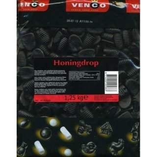 Venco Holland Lakritze Honigdrop 1,25kg (süßes Lakritz)