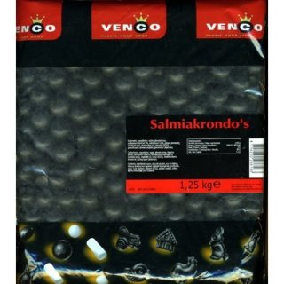 Venco Holland Lakritze "Salmiakrondos" 1,25kg (Salmiak-Kugeln)