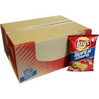 Lays  Holland Super Chips Naturel 20 x 45g (Riffel Chips)