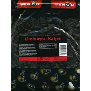 Venco Holland Lakritze Limburgse Katjes 1,25kg (starkes Lakritz)