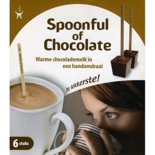 Spoonful of Chocolate, Löffelschokolade 6 x 36g (Vollmilch-Kakao)