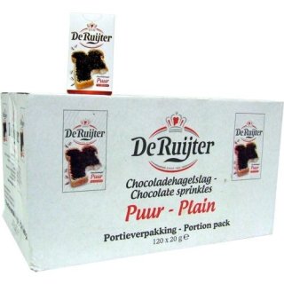 De Ruijter Streusel, Puur 120 x 20g (Dunkle Schokolade)