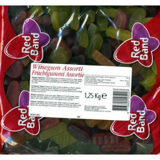 Red Band Fruchtgummi Winegum Assorti 1,25kg (Fruchtgummi sortiert)