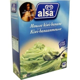 Langnese Alsa Dessert Kiwi Bananen Mousse 640g (70 Portionen)