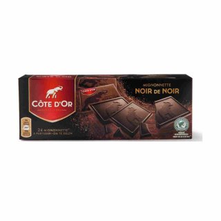 Côte dOr Mignonnette Noir (24x10g dunkle Schokoladentafeln 55% Kakao)