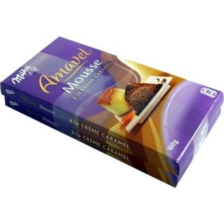 Milka Amavel Mousse à  la Crème Caramel 2 x 160g (Karamell-Creme)