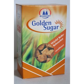Diamant Golden Sugar Würfel Rohrzucker (500g Packung)