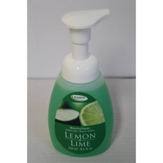 Kappus Lemon + Lime Waschschaum (250 ml Flasche)