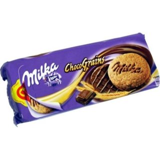 Milka Choco Grains 168g (Weizen-Vollkornkeks mit Alpenmilchschokolade)