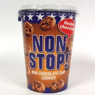 Non Stop! Mini Chocolate Chip Cookies 125g (double chocolate)