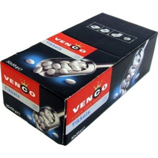 Venco Holland Lakritze Tikkels Drop Mint 30 x 55g (Mint Kugeln)