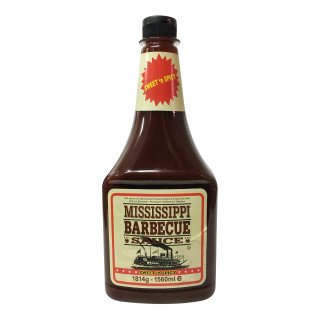 Mississippi Barbecue Sauce Sweetn Spicy (1x1560ml Flasche)