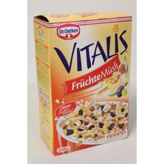 Dr. Oetker Vitalis Früchte Müsli (1,5kg Packung)
