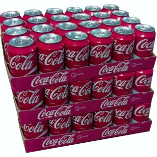 Coca Cola Cherry 72x0,33l Dosen XXL-Paket (Cherry Coke)