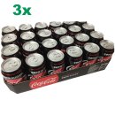 Coca Cola Zero sugar - Coke Zero XXL-Paket (72x0,33l Dosen)