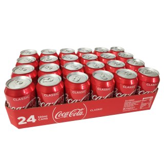 Coca Cola Original 24x0,33l Dose DK (Coke classic original)