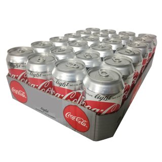 Coca Cola Light Coke light - no sugar (24x0,33l Dosen) DK