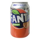 Fanta Orange Zero sugar (24x0,33l Dosen) DK