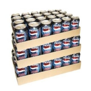Pepsi Max Cola, 72 x 0,33l Dose XXL-Paket (Zuckerfrei)