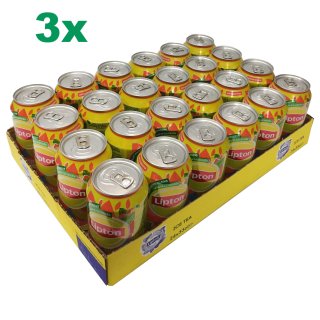 Lipton Ice Tea Peach XXL Paket 72x0,33l Dosen (Pfirsich Eistee) NL