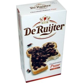 De Ruijter Schokoladen-Flocken Puur 300g