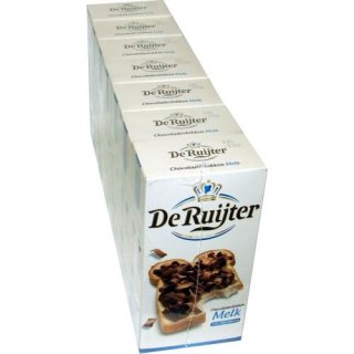 De Ruijter Schokoladen-Flocken Melk 7 x 300g