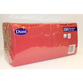 Duni Zelltuch Servietten Bordeaux 3lagig 33x33cm (250 Stck. Packung)