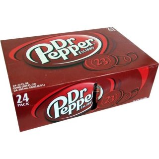 Dr. Pepper Cola "Original" 24 x 0,355l Dose (US Import)