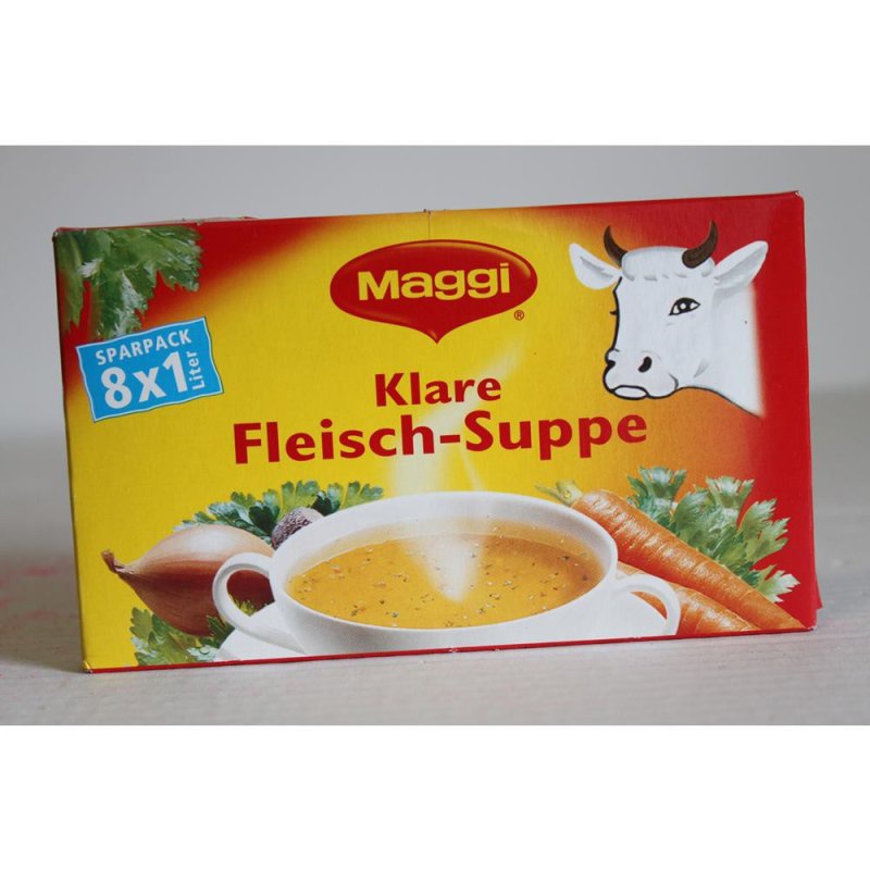 Maggi Klare Fleischsuppe für 8 x 1 Liter (200g)