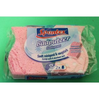 Spontex Badputzer Schwämme mit Viskoseseite (2 Stück)