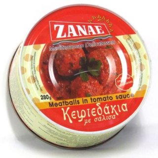 Zanae Delikatessen Fleischbällchen in Tomatensoße 280g (Import)