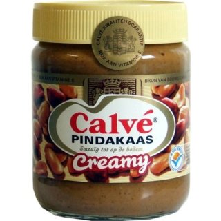 Calvé Erdnussbutter sehr cremig 350g (Pindakaas Creamy)