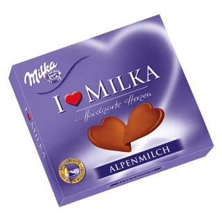 Milka Hauchzarte Herzen Alpenmilch (130g)