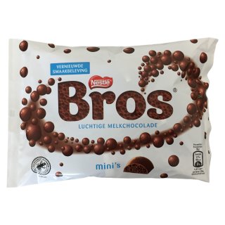 Bros Luftschokolade Minis Vollmilch Minis (208g Beutel)
