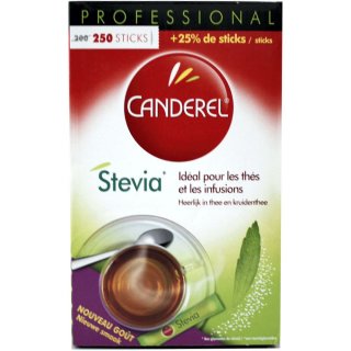 Canderel Stevia Süßstoff-Sticks 250 x 1,1g (Canderel-Green)