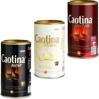 Caotina Testpaket Surfin, Noir & Blanc Kakao-Pulver 3 x 500g