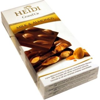 Heidi Premium Gourmet Schokoladentafel Milk & Almonds 3 x 100g