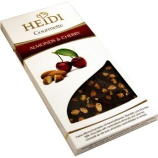 Heidi Premium Gourmet Schokoladentafel Almonds & Cherry (100g)
