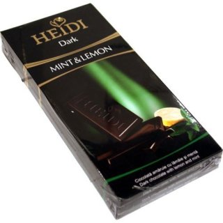 Heidi Premium Gourmet Schokoladentafel Dark Mint & Lemon 3 x 80g
