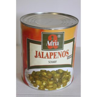 Adria Jalapenos in Scheiben grün (1,5kg Dose)