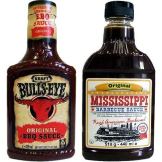 Kraft Bulls-EYE & Mississippi Barbecue Sauce Original 865ml (Grill-Sauce)