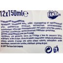 Fanta Orange (12x150ml Dose) NL