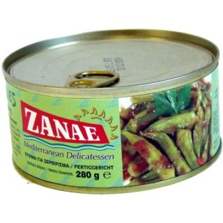 Zanae Delikatessen Okra extra fein in Tomatensoße 280g (Import)