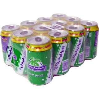 Fernandes Green Punch 12 x 0,33l Dose von Coca Cola (Tropische Früchte)