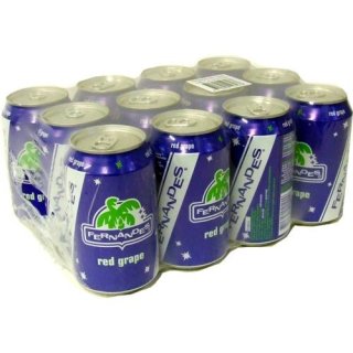 Fernandes Red Grape 12 x 0,33l Dose von Coca Cola (Rote Trauben)