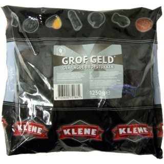 Klene Holland Lakritze Grof Geld 1,25kg (gemischte Drops)