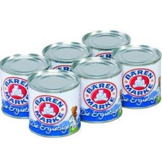 Bärenmarke Kondensmilch "Die Ergiebige 10", 6x 340g