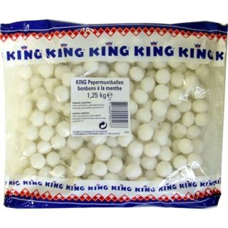 KING Pepermuntballen 1250g Beutel (Pfefferminz-Bonbons)